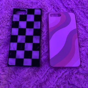 Two iPhone 7 and 8 plus cases